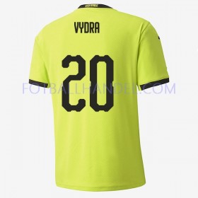 Herre Fotballdrakter Tsjekkia Matej Vydra 20 Borte Euro 2020 Kortermet